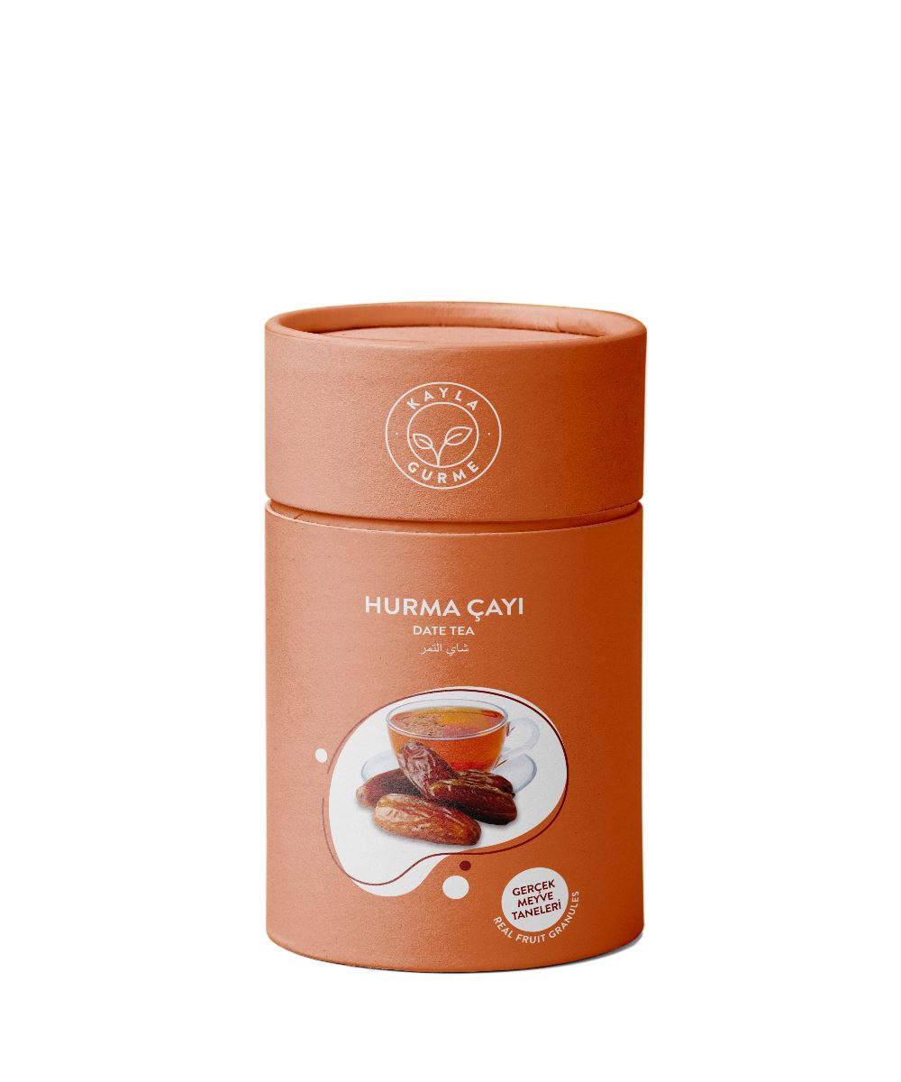 Dadeltjhee – Dadelkorrel – Kartonnen Cilinderdoos – 175 gr