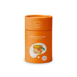 Mandarijnenthee met Fruitstukjes – Kartonnen Cilinderdoos – 175 gr