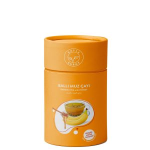 Kayla Gurme Honing-Bananenthee – Bananenzaad – Kartonnen Cilinderdoos – 175 gr